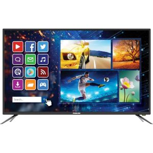 Nikai NE55SUHD-M Smart LED TV, 55 Inch, 4K UHD - Black