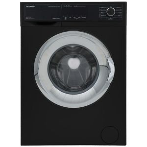 Sharp ES-FP710CXE-B Fully Automatic Washing Machine, 7 KG, 1000 RPM - Black