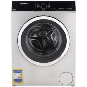 Tornado Fully Automatic Washing Machine, 8 KG, 1200 Spins, TWV-FN812SLOA - Silver
