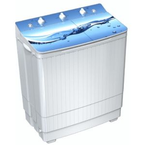 Fresh FWT800ND Half Automatic Washing Machine, 8 Kg, 2 Tubs - White