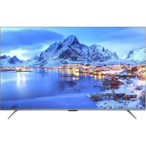 Sharp 4T-C50DL6EX smart LED TV, 50 inch, Frameless, 4K, With Built in Receiver - Silver