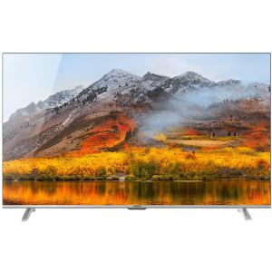 Tornado 65UA1400E Smart Android Frameless LED TV, 65 Inch, 4K UHD with Built-In Receiver - Silver