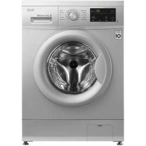 LG Front Loading Washing Machine, 7 Kg, 1200 RPM, FH2J3QDNG5 - Silver