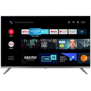 SHARP 2T-C43DG6EX Smart Frameless LED TV with Built-in Receiver, Full HD, 43 Inch - Black