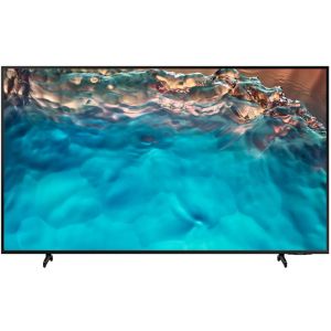 Samsung UA50BU8000UXEG Smart TV, 50 Inch, UDH, Slim Design, Built in Receiver - Black