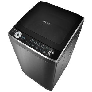 Tornado TWE-TLN09RDS Washing Machine Top Automatic, 9 Kg, Pump - Black Silver