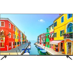 Syinix 58A1S Frameless Smart Android TV, 58 Inch, 4K, with Built-in Receiver - Black