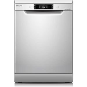 Sharp QW-MA814-SS3 Dishwasher, 8 Programs - Silver