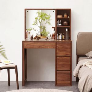 MDF Wood Dressing Table, 80X105X40 Cm - Brown