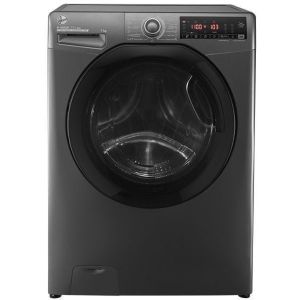 Hoover H3WS17TMF3R-ELA Fully Automatic Washing Machine, 7 Kg, Inverter Motor - Dark Silver