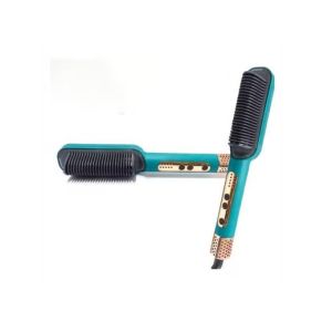 Sokany SK-1008 Electric Hair Straightener Brush, 45 Watt - Green