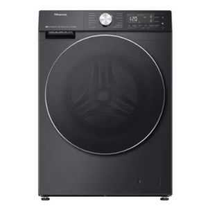 Hisense WD5S1045BB Fully Automatic Washing Machine, Front Loading, 10.5 Kg, Digital Screen - Black