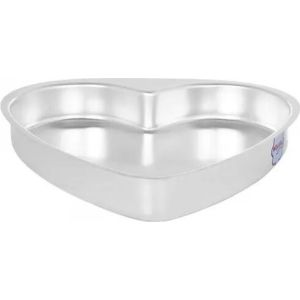 Nouval Aluminum Cake Mold, Size 28 - Silver