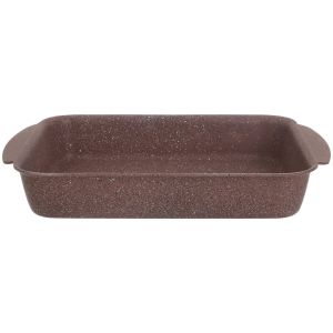 Londra Granite Rectangular Oven Dish, 35x25 cm - Brown