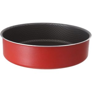 Trueval Teflon Oven Tray, 28 Cm - Red