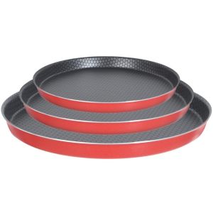 Trueval Teflon Oven Trays, 3 Pieces
