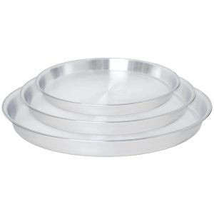 El Zenouki Dessert Oven Trays, 3 Pieces - Silver