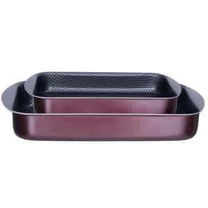 Trueval Teflon Oven Dish Set Teflon, 2 Pieces