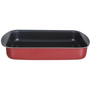 Trueval Classic Rectangular Oven Dish, Size 30 - Red