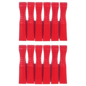 M Design Plastic Clips Set, 12 Pieces