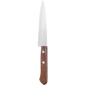 Tramontina Stainless Steel with Wood Handle Kinfe, 5 Inch - Wooden