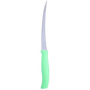Tramontina Stainless Steel Vegetables Sharpener Kinfe, 5 Inch - Green