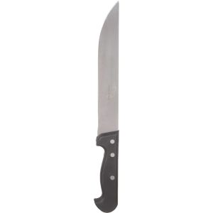 AMW Stainless Steel Meat Knife, 8 Inch - Silver Black