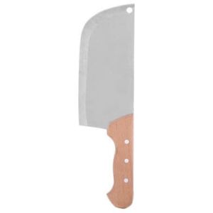 Alex Metal Stainless Steel Cleaver, 9 inch - Brown