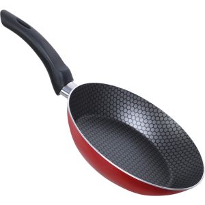 Trueval Teflon Frying Pan, 22 cm - Red