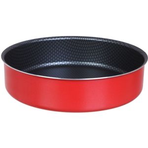 Trueval Teflon Oven Tray, 30 cm - Red