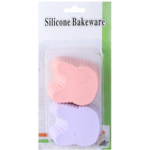 Falmer Silicon Cupcake Mold Set, 6 Pieces 