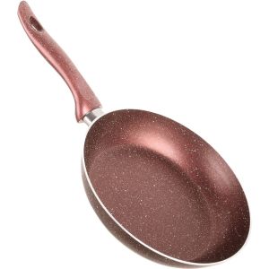 Nouval Granite Frying Pan, 24 cm - Dark Red