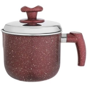 Nouval Granite Milk Pot, 14 cm - Dark Red