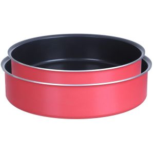 Tefal Trays Set, 2 Pieces - Red