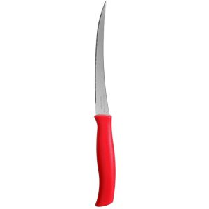 Tramontina Stainless Steel Vegetables Sharpener Kinfe, 5 Inch - Red