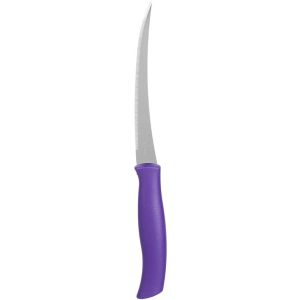 Tramontina Stainless Steel Vegetables Sharpener Kinfe, 5 Inch - Purple