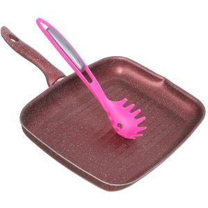 Nouval Granite Grill, 36 cm - Burgundy
