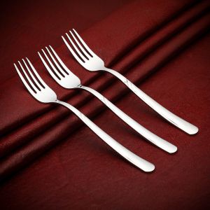 Nouval Forks Set, 3 Pieces, 20 cm - Silver