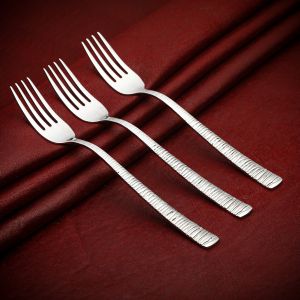 Nouval Forks Set, 3 Pieces, 19.5 cm - Silver