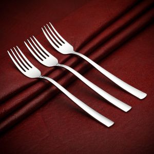 Nouval Forks Set, 3 Pieces, 20 cm - Silver