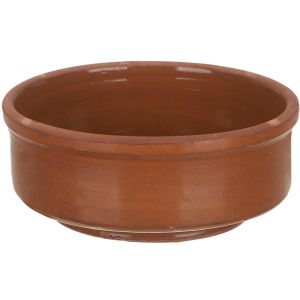 Pottery Deep Oven Dish, 14 cm - Brown