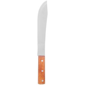 Stainless steel knife With wooden handle, 8 inch - Silver Wooden