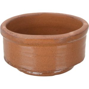 Pottery Oven Dish, 5×10 cm - Brown