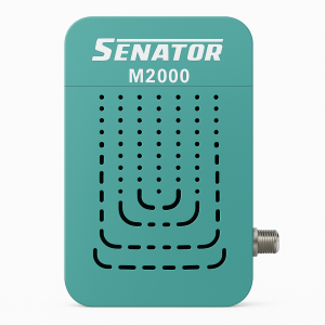 Senator M2000 HD Receiver, 8000 Channels, Wi-Fi - Turquoise