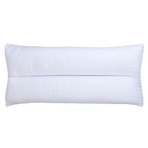 مخدة فايبر بد اند بد، 100×45 سم - ابيض