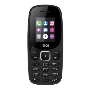 INOI 101 Dual SIM Mobile, 1.8 Inch, 32GB, 2G - Black