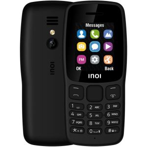 Inoi 105 Mobile, Dual SIM, 1.77 Inch, 16GB - Black