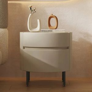 Counter Wood Modern Commode,50x50x40 cm -White
