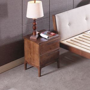 Counter Wood Modern Commode,50x40x40 cm -Dark wooden