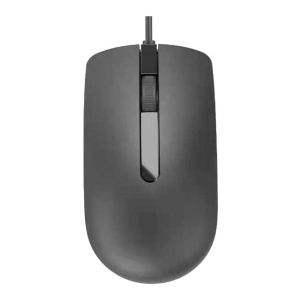 E-train MO771 Wired Optical USB Mouse, Com.with Laptops & PC - Black